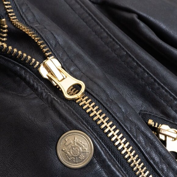 Free People Melrose Vegan Leather Moto Jacket Size XS - Picture 9 of 15